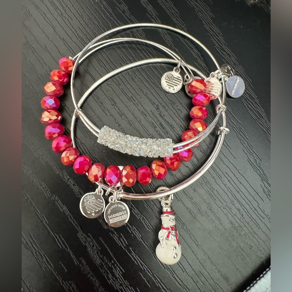 Alex and Ani snowman ☃️ bundle - 3 pieces